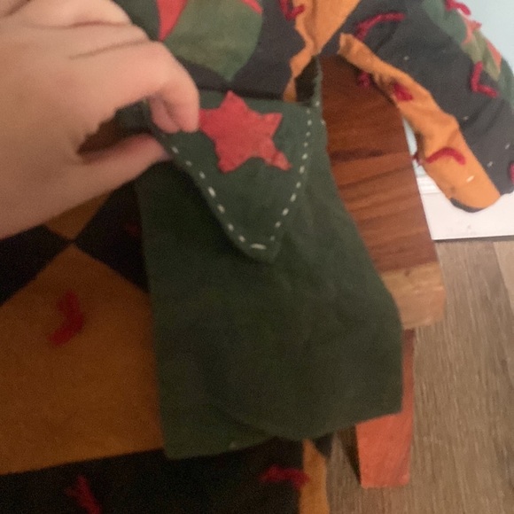 VINTAGE 2002 TENDER HEART TREASURES PRIMITIVE TALL weight shelf sitting SANTA - Picture 3 of 10